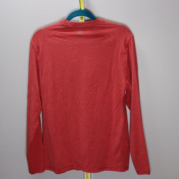 Tasc Performance Bamboo Long Sleeve Shirt Red Size M - Picture 2 of 4